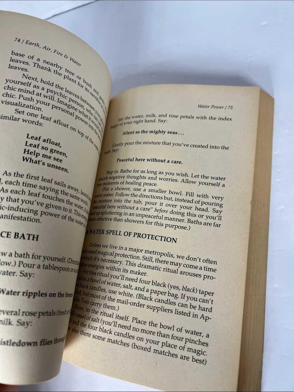 Scott Cunningham Pagan Book Set Whispers of the Moon & Earth Air Fire and Water